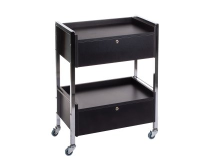 Kozmetický vozík so zásuvkami BD-6004 čierna