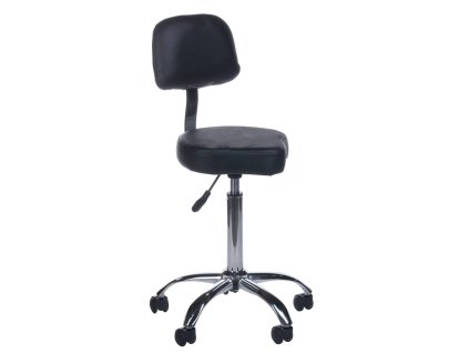 Kozmetický taburet BH-7268 čierny