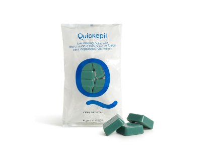 Tvrdý vosk na depiláciu QUICKEPIL zelený 1kg