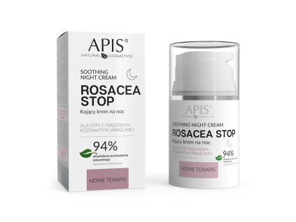 APIS ROSACEA- STOP Home terapis Upokojujúci nočný krém 50 ml