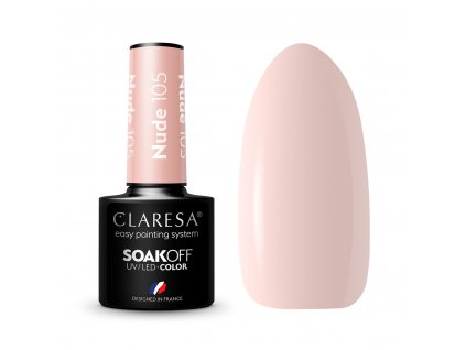 35327 claresa hybridni gel lak na nehty nude 105 5g