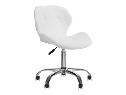 Kozmetický taburet QS-06 biely