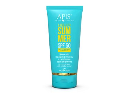 APIS Hello Summer Spf 50, opaľovací krém na tvár s bunkovým nektárom 50 ml