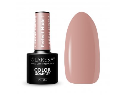 41277 claresa hybridni lak na nehty perfect nude 1 5g