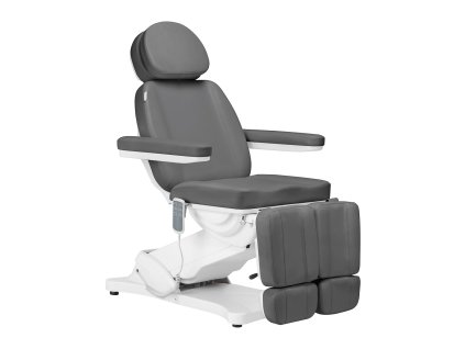 Elektrické pedikérske kreslo SILLON CLASSIC, 3 motory, sivé