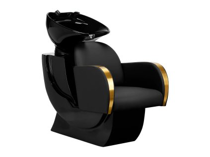 Gabbiano kadernícky umývací box Malaga zlato-čierny