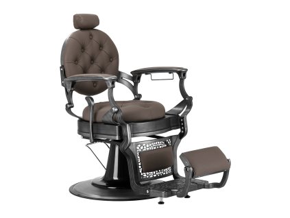 Barber, kadernícke kreslo Gabbiano Niccolo, hnedé
