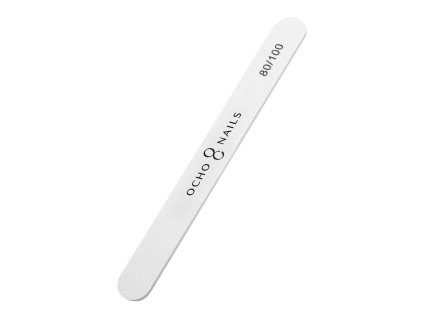 Ocho Nails rovný pilník 80/100 10 ks.