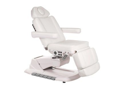 56336 otocne elektricke kosmeticke kreslo premium heat 6686 s vyhrivanim bile