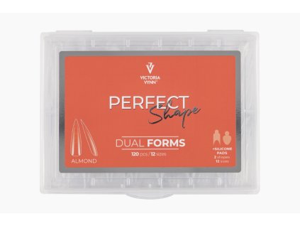 Formy na nehty PERFECT SHAPE Mandle 120 Ks /12 velikostí