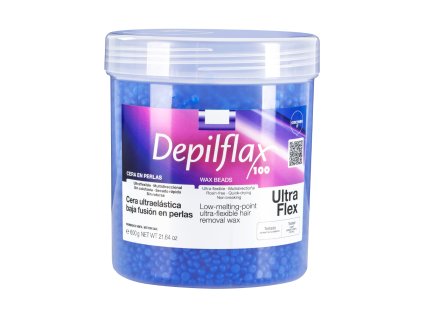 Depilflax 100 elastický depilačný vosk perleťovo fialový 600 g