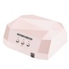 17184 1 lampa diamond 2w1 uv led ccfl 36w timer sensor light pink