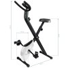 23895 4 stacionarni magneticke kolo x bike skladaci bile