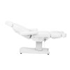 Elektrické kozmetické kreslo Azzurro 803D, 3 motory, biele