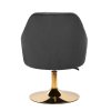4Rico otočné kozmetické kreslo QS-BL14G, sivý zamat