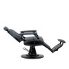 56792 4 kadernicke barber kreslo franc grafitove s cernym ramem