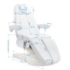56981 17 simply elektricke pedikerske kreslo simply lux pedi 5m bile