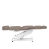 Elektrické kozmetické lehátko Delia s 3 motormi – hnedé