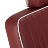 63422 6 gabbiano fotel barberski visionerio czerwony chrom rama