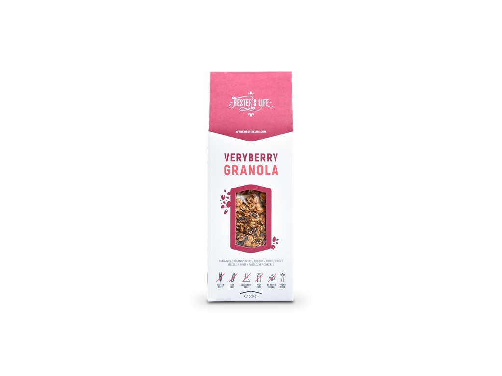 Hesters Life - Extra Veryberry granola - 320 g
