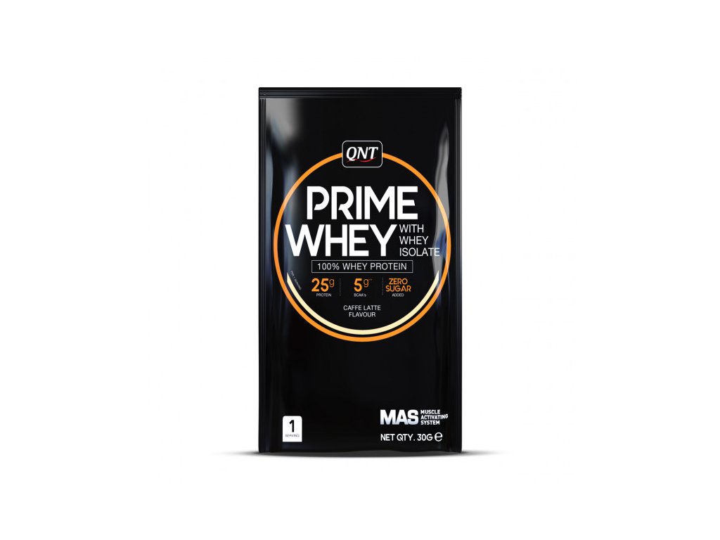 QNT - Prime Whey Protein s příchutí Coffee Latte - 30g