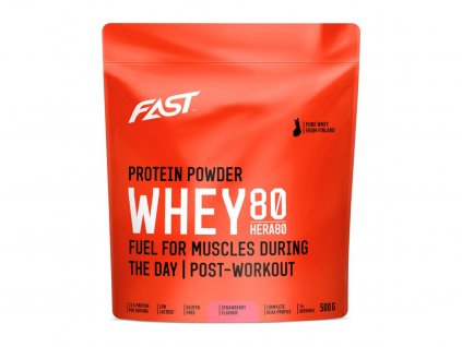 Fast - Práškový Protein Hera 80 Jahoda - 500 g