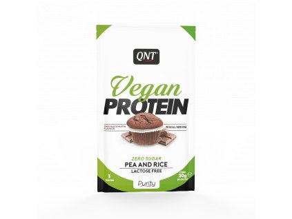 QNT - Vegan Protein Chocolate Muffin - 20 g