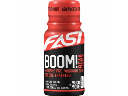 Fast - Boom Pre-Workout a BCAA shot Wild Berry - 60 ml