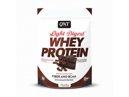 QNT - LIGHT DIGEST Whey Protein s příchutí Belgická čokoláda - 500 g