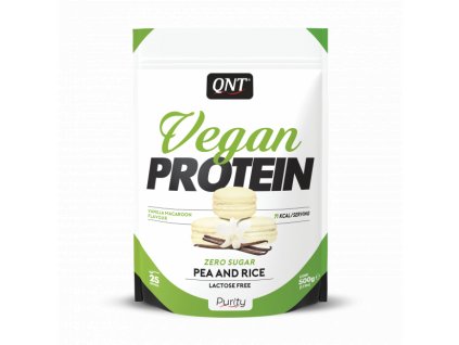 QNT - Vegan Protein Vanilla Macaroon - 500 g