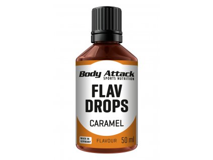 Body Attack - Flav Drops Caramel - 50 ml