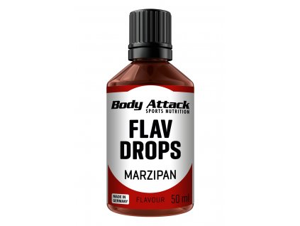 Body Attack - Flav Drops Marzipan - 50 ml