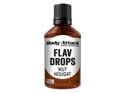 Body Attack - Flav Drops Nut Nougat - 50 ml