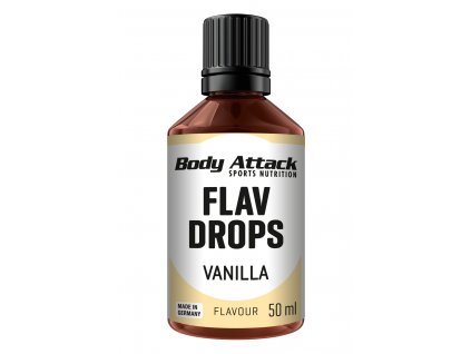 Body Attack - Flav Drops Vanilla - 50 ml