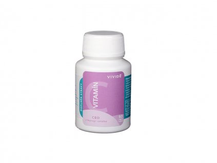 VIVIDĒ - Vitamín C s konopným CBD - 60 vegan kapslí