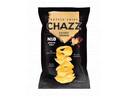 CHAZZ - Naughty Cheddar flavor Potato chips - 90 g
