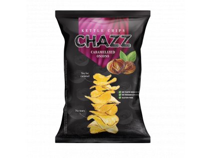 CHAZZ - Caramelized Onion flavor Potato chips - 90 g