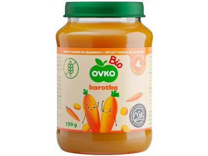 Ovko - Dětský pokrm Bio karotka - 190g