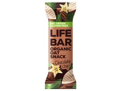 Lifefood - Bio ovesná tyčinka s kousky čokolády - 40g