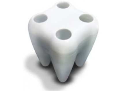 Zubní držák kartáčků (Barva Bílá)