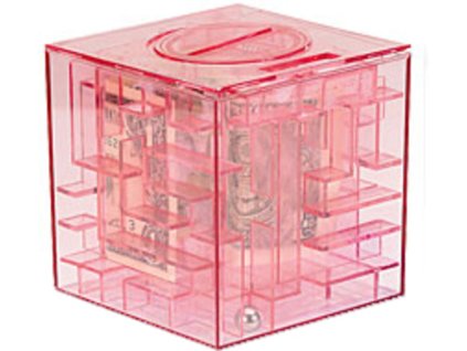 Inteligentní kasička (Barva Červená)