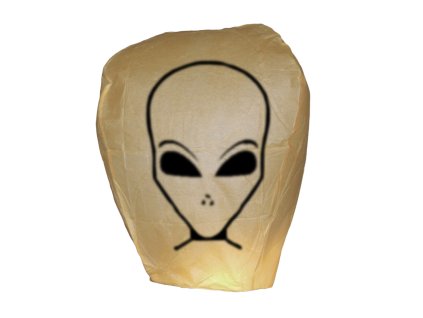 Lampion přání UFO (Barva Bílá)