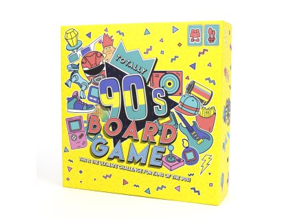totally 90s board game packaging square