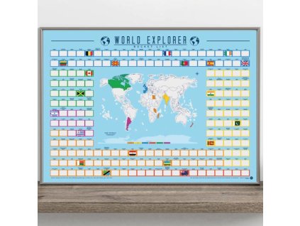 World Explorer Scratch Poster rollover1