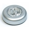 2383 samolepici lampicka 3 led stribrna