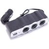Roztrojka, nabíječka do auta 3 výstupy 1 USB