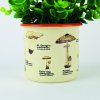 Mushrooms Enamel Plant Pot product%20V3