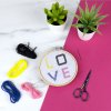 DIY cross stitch lifestyle square V1