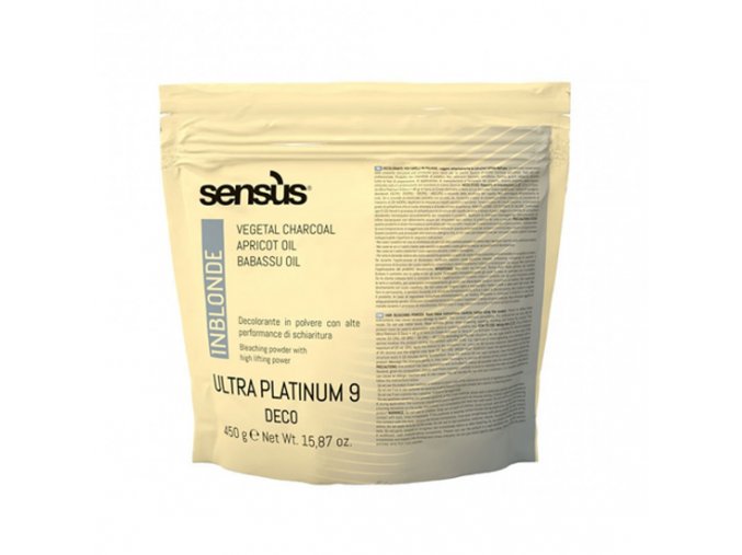 sensus ultra platinum 9 deco 450 g sedy zesvetlovac o 9 tonu