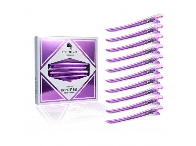 Clips purple